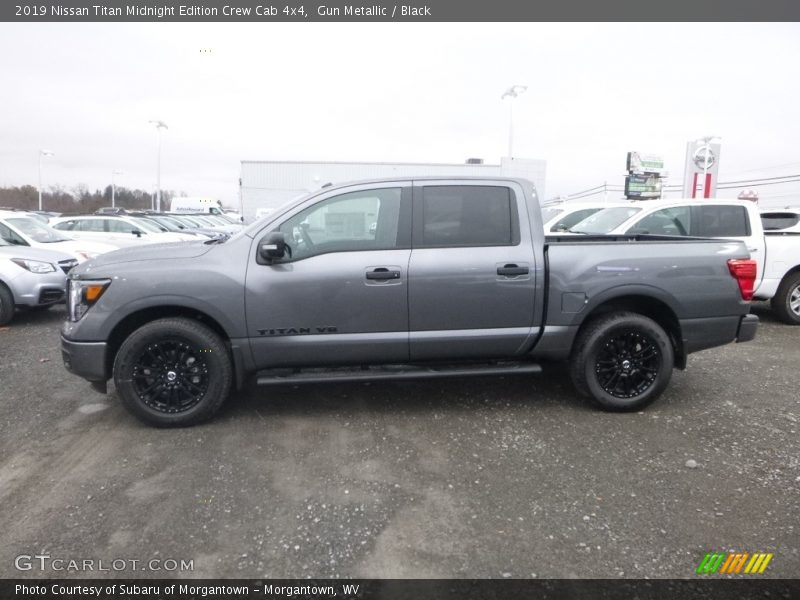  2019 Titan Midnight Edition Crew Cab 4x4 Gun Metallic