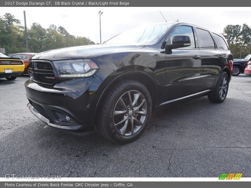 DB Black Crystal / Black/Light Frost Beige 2017 Dodge Durango GT