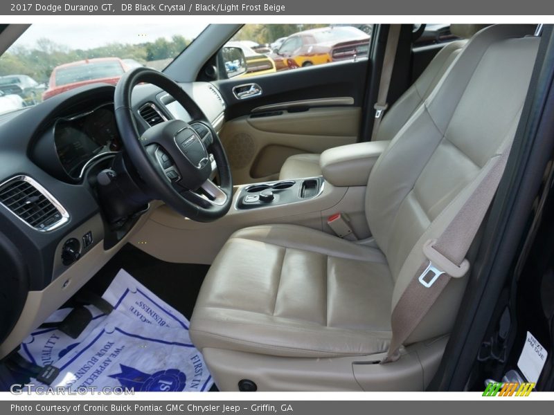 DB Black Crystal / Black/Light Frost Beige 2017 Dodge Durango GT
