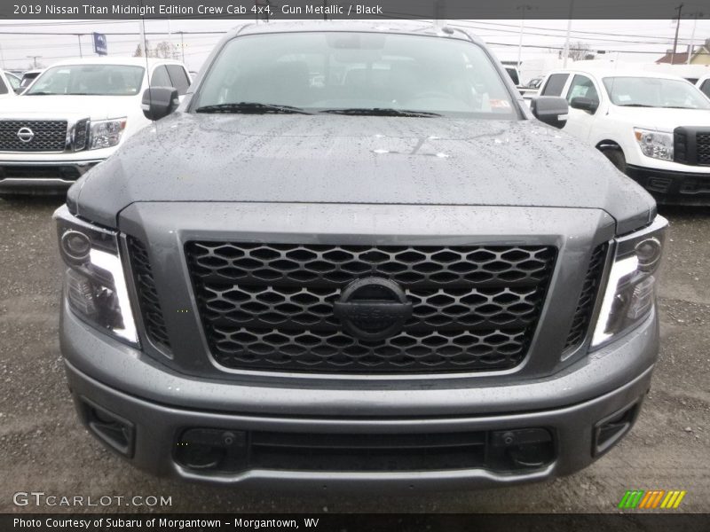 Gun Metallic / Black 2019 Nissan Titan Midnight Edition Crew Cab 4x4