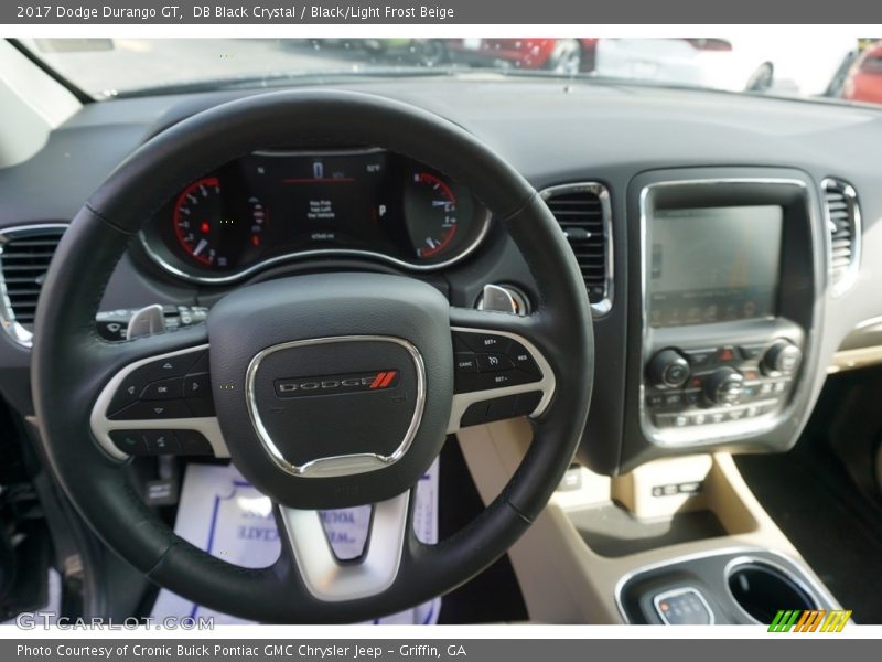 DB Black Crystal / Black/Light Frost Beige 2017 Dodge Durango GT