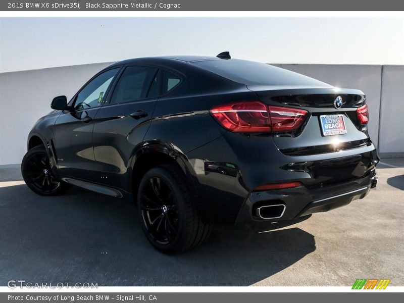 Black Sapphire Metallic / Cognac 2019 BMW X6 sDrive35i