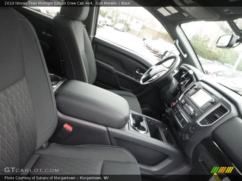 Gun Metallic / Black 2019 Nissan Titan Midnight Edition Crew Cab 4x4