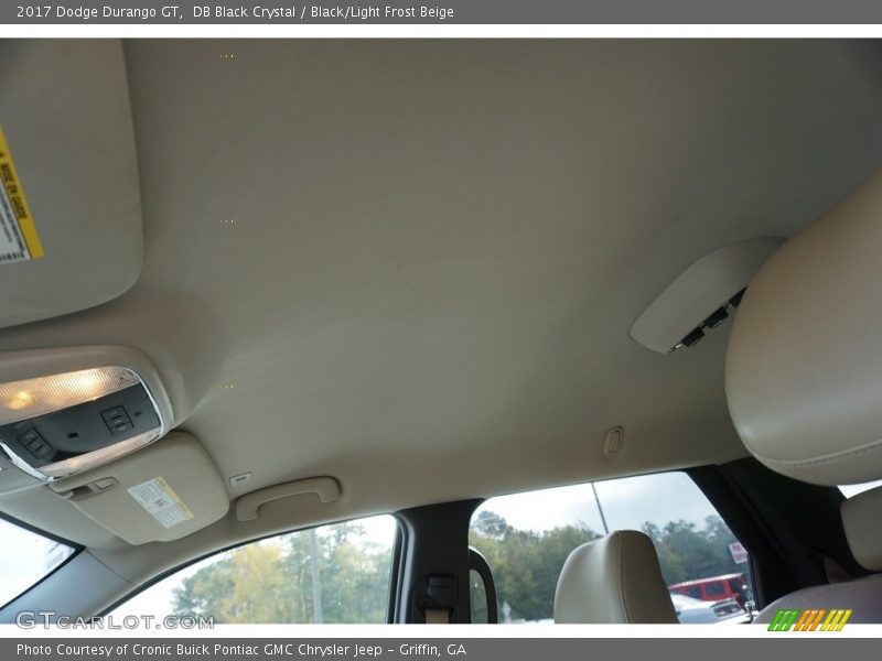 DB Black Crystal / Black/Light Frost Beige 2017 Dodge Durango GT