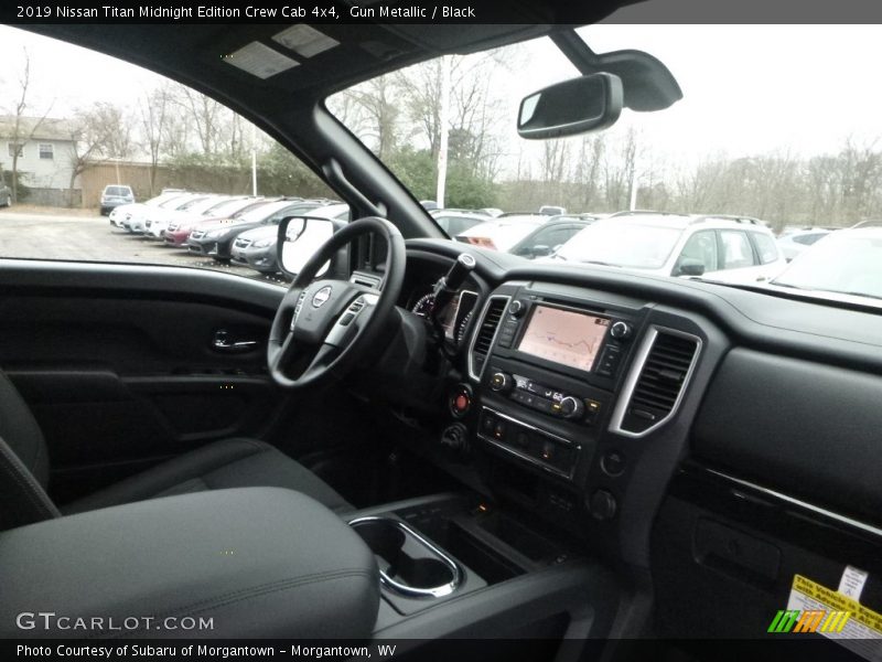 Gun Metallic / Black 2019 Nissan Titan Midnight Edition Crew Cab 4x4