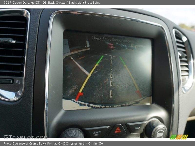 DB Black Crystal / Black/Light Frost Beige 2017 Dodge Durango GT