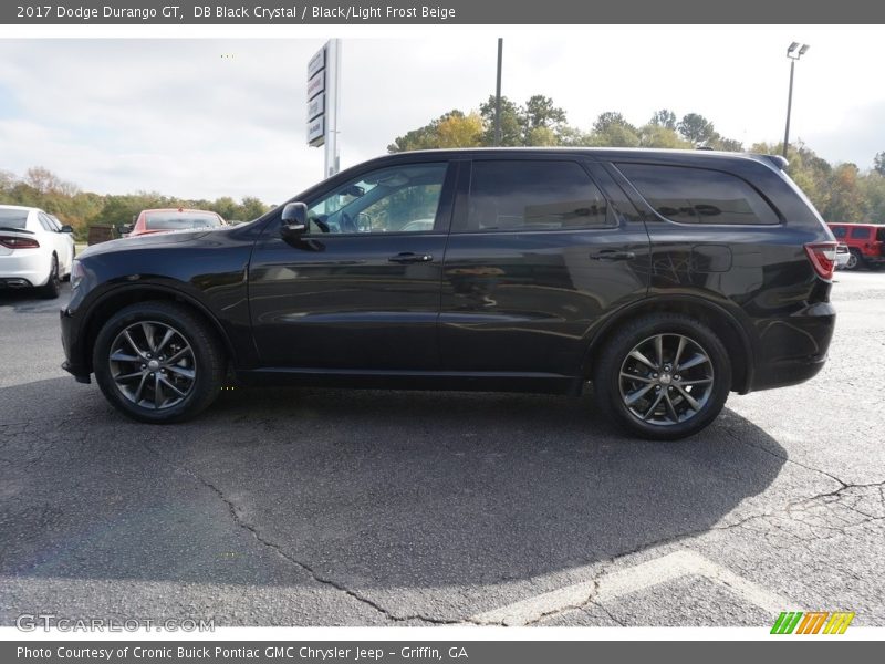 DB Black Crystal / Black/Light Frost Beige 2017 Dodge Durango GT