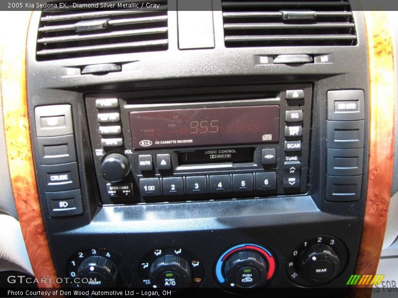 Diamond Silver Metallic / Gray 2005 Kia Sedona EX