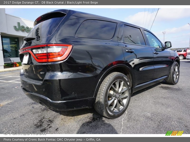 DB Black Crystal / Black/Light Frost Beige 2017 Dodge Durango GT
