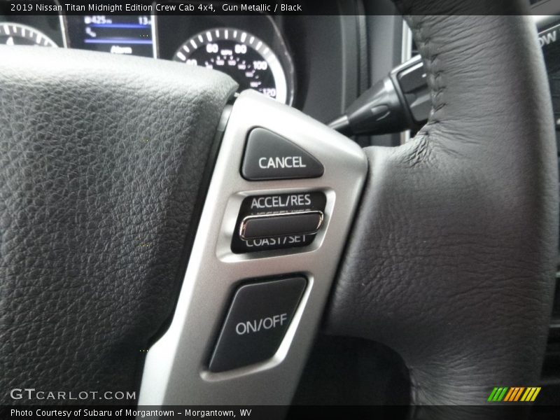 Gun Metallic / Black 2019 Nissan Titan Midnight Edition Crew Cab 4x4
