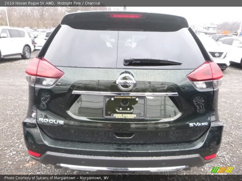 Midnight Pine / Charcoal 2019 Nissan Rogue SV AWD