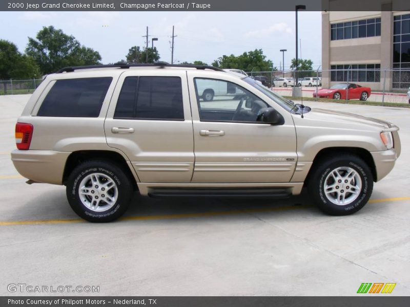 Champagne Pearlcoat / Taupe 2000 Jeep Grand Cherokee Limited