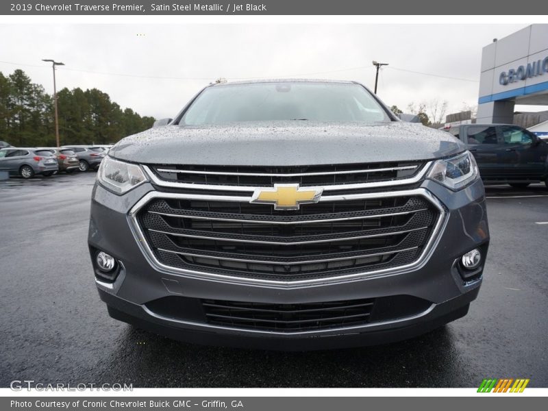 Satin Steel Metallic / Jet Black 2019 Chevrolet Traverse Premier