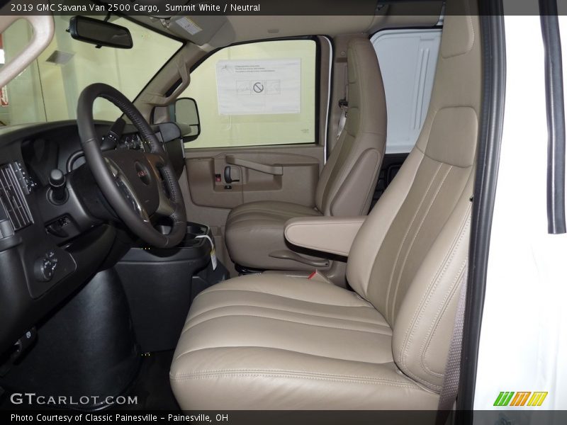  2019 Savana Van 2500 Cargo Neutral Interior