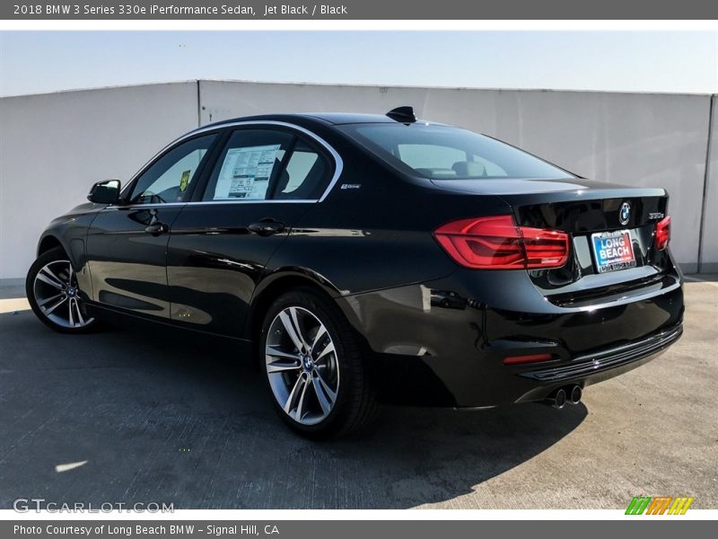 Jet Black / Black 2018 BMW 3 Series 330e iPerformance Sedan