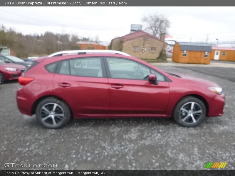 Crimson Red Pearl / Ivory 2019 Subaru Impreza 2.0i Premium 5-Door