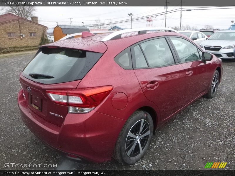 Crimson Red Pearl / Ivory 2019 Subaru Impreza 2.0i Premium 5-Door