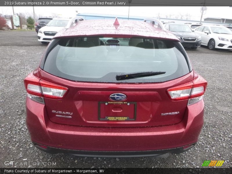 Crimson Red Pearl / Ivory 2019 Subaru Impreza 2.0i Premium 5-Door