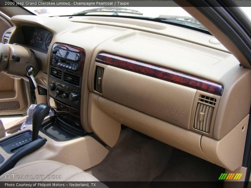 Champagne Pearlcoat / Taupe 2000 Jeep Grand Cherokee Limited