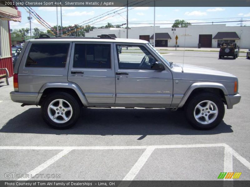 Silverstone Metallic / Agate 2001 Jeep Cherokee Sport 4x4