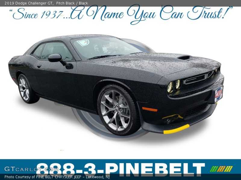 Pitch Black / Black 2019 Dodge Challenger GT