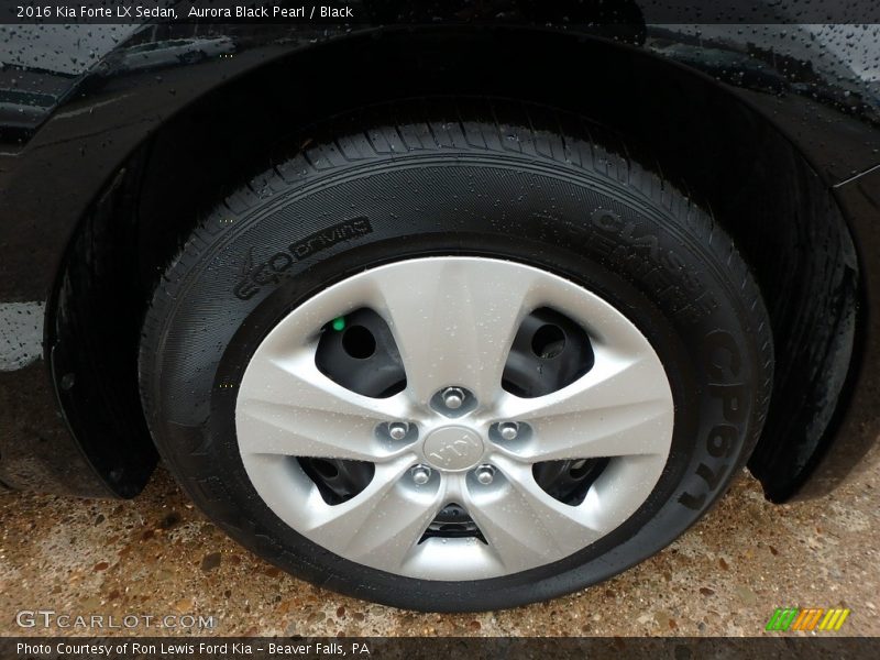 Aurora Black Pearl / Black 2016 Kia Forte LX Sedan