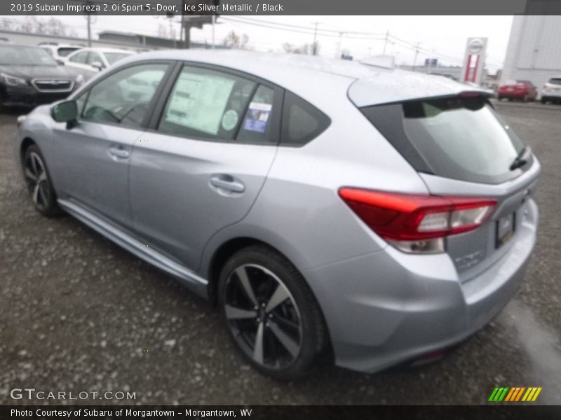 Ice Silver Metallic / Black 2019 Subaru Impreza 2.0i Sport 5-Door