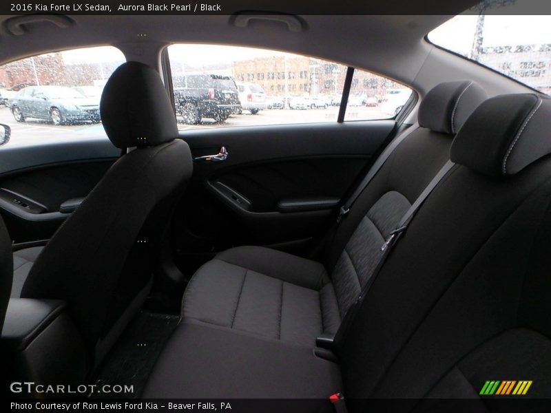 Aurora Black Pearl / Black 2016 Kia Forte LX Sedan