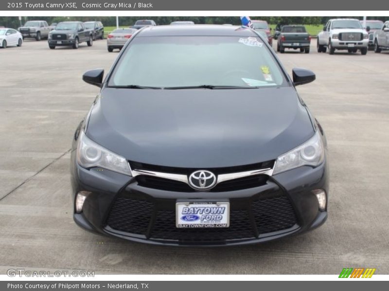 Cosmic Gray Mica / Black 2015 Toyota Camry XSE