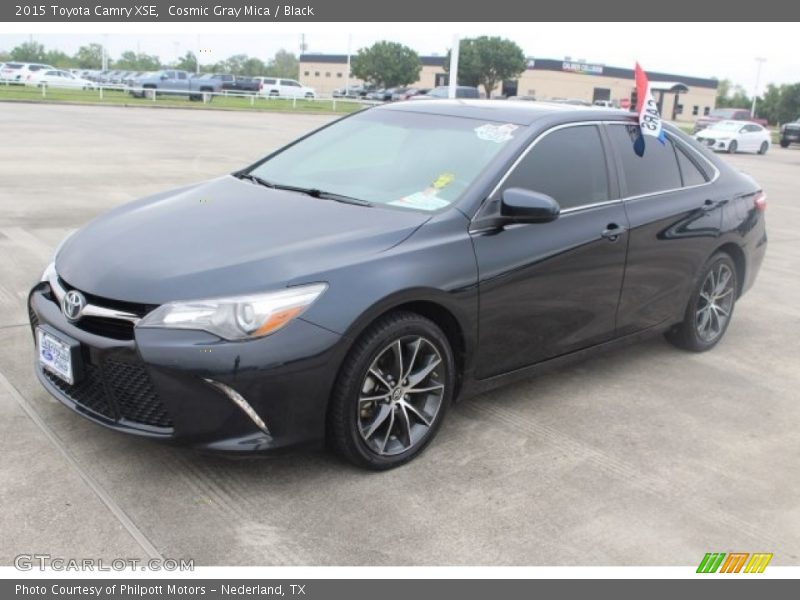 Cosmic Gray Mica / Black 2015 Toyota Camry XSE