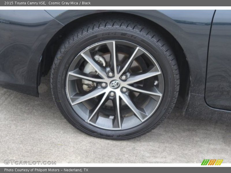 Cosmic Gray Mica / Black 2015 Toyota Camry XSE