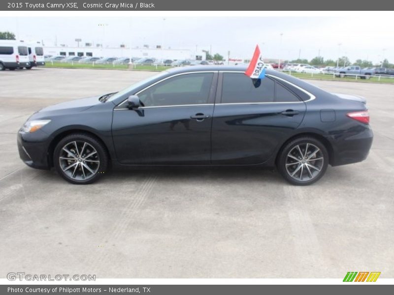 Cosmic Gray Mica / Black 2015 Toyota Camry XSE