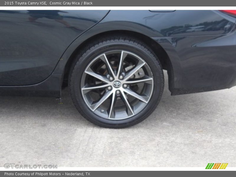 Cosmic Gray Mica / Black 2015 Toyota Camry XSE