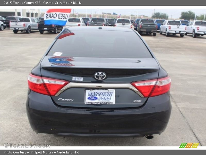 Cosmic Gray Mica / Black 2015 Toyota Camry XSE