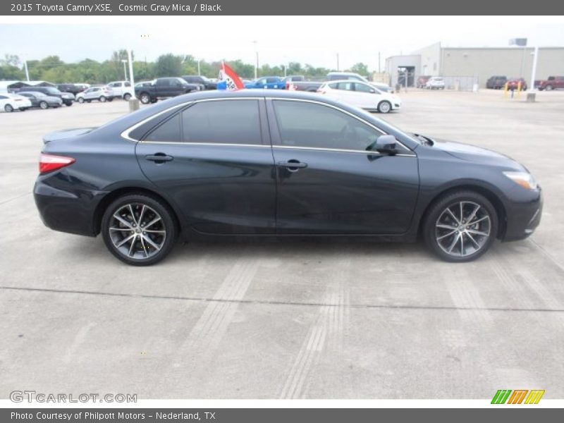 Cosmic Gray Mica / Black 2015 Toyota Camry XSE