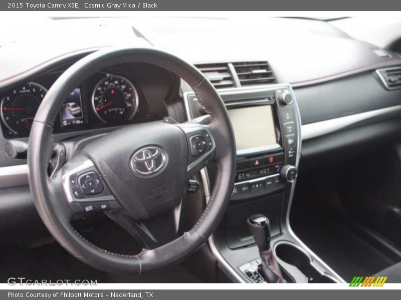 Cosmic Gray Mica / Black 2015 Toyota Camry XSE