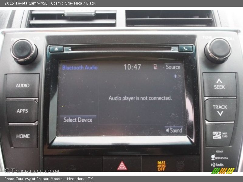 Cosmic Gray Mica / Black 2015 Toyota Camry XSE