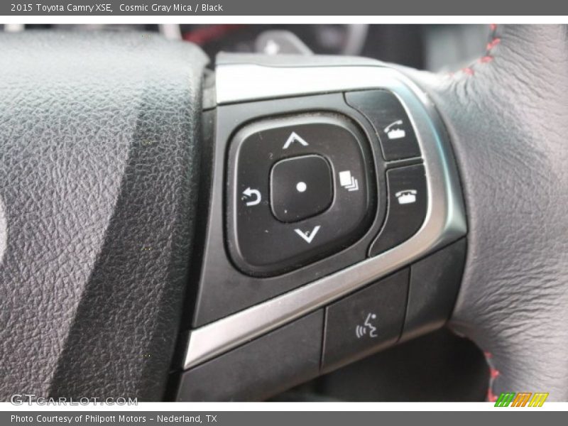 Cosmic Gray Mica / Black 2015 Toyota Camry XSE