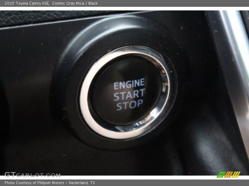 Cosmic Gray Mica / Black 2015 Toyota Camry XSE