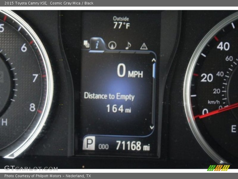 Cosmic Gray Mica / Black 2015 Toyota Camry XSE