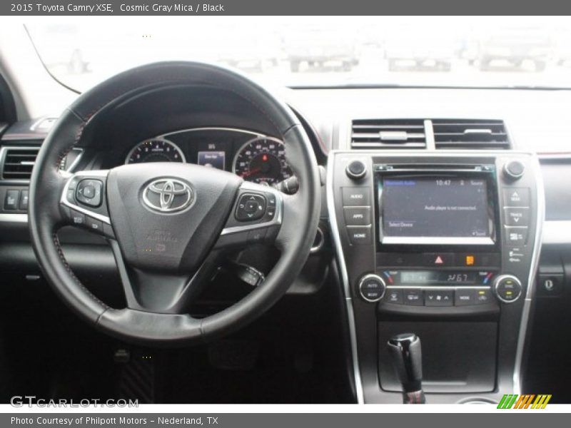 Cosmic Gray Mica / Black 2015 Toyota Camry XSE