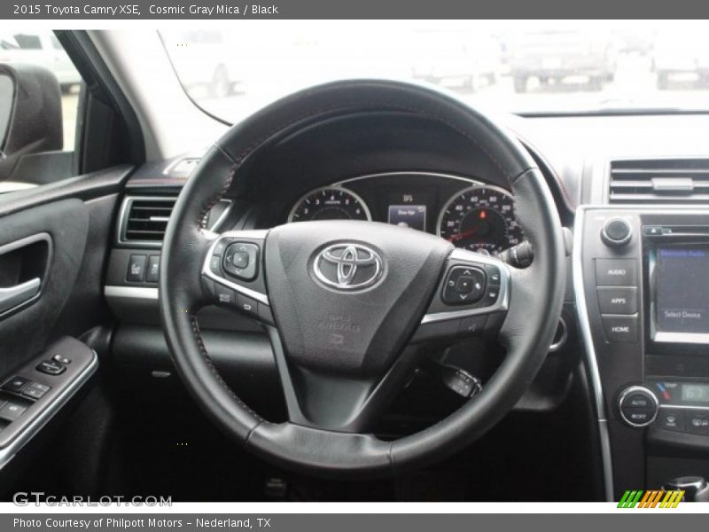 Cosmic Gray Mica / Black 2015 Toyota Camry XSE