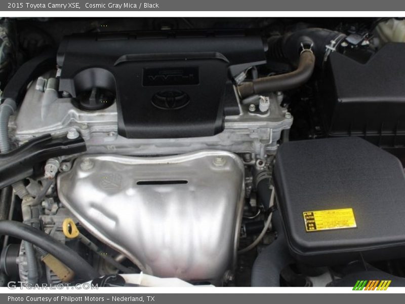 Cosmic Gray Mica / Black 2015 Toyota Camry XSE