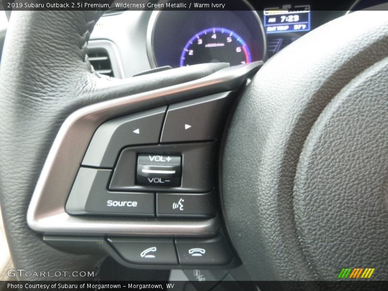 Wilderness Green Metallic / Warm Ivory 2019 Subaru Outback 2.5i Premium