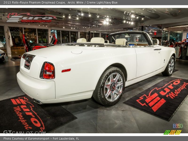 Arctic White / Creme Light/Navy Blue 2013 Rolls-Royce Phantom Drophead Coupe
