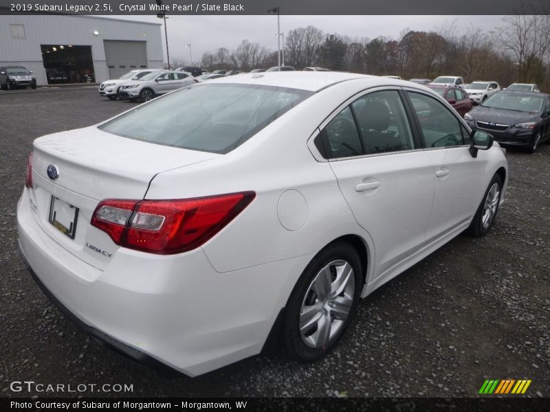 Crystal White Pearl / Slate Black 2019 Subaru Legacy 2.5i