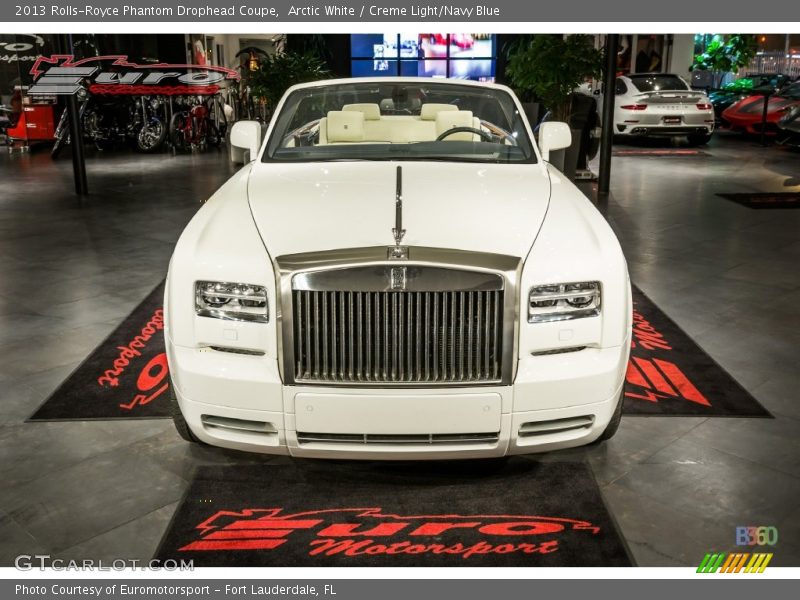 Arctic White / Creme Light/Navy Blue 2013 Rolls-Royce Phantom Drophead Coupe