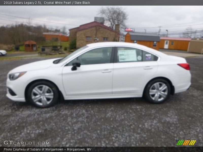 Crystal White Pearl / Slate Black 2019 Subaru Legacy 2.5i