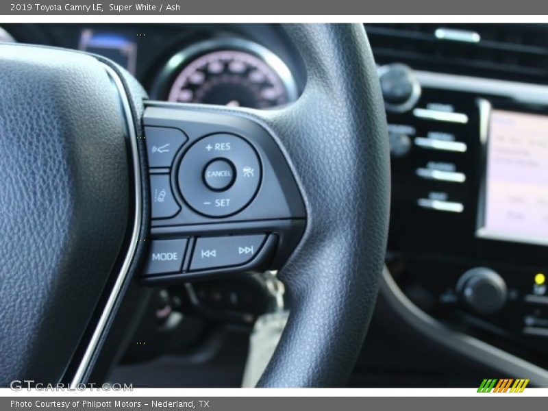 Super White / Ash 2019 Toyota Camry LE