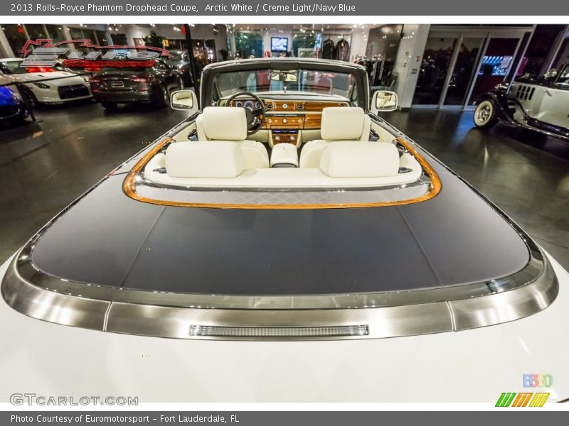 Arctic White / Creme Light/Navy Blue 2013 Rolls-Royce Phantom Drophead Coupe